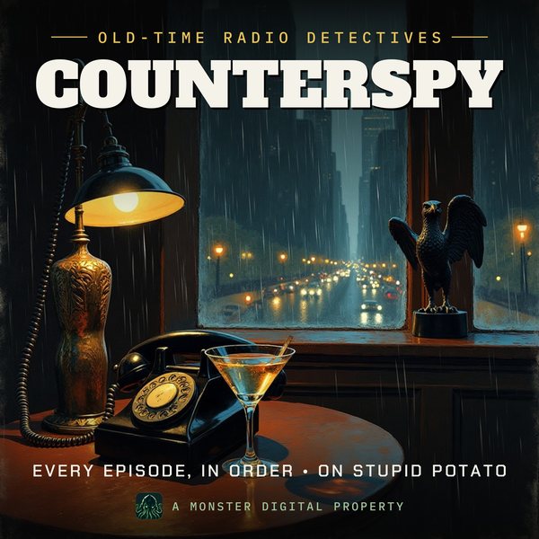 Illustrated cover for Counterspy: the gumshoe scene