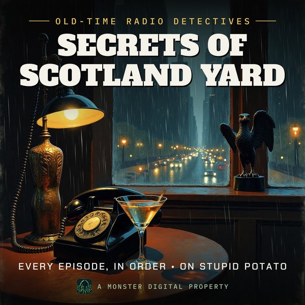 Illustrated cover for Secrets of Scotland Yard: the gumshoe scene