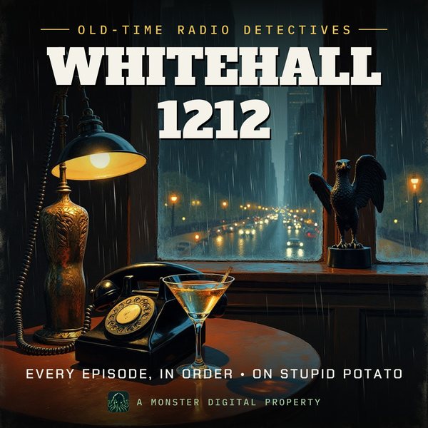 Illustrated cover for Whitehall 1212: the gumshoe scene